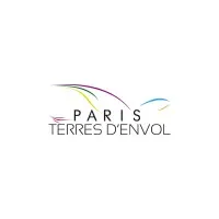 Voici le logo de la marque PARIS TERRES D'ENVOL qui représente son identité graphique.