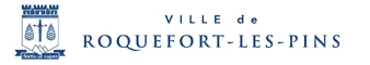 Voici le logo de la marque COMMUNE DE ROQUEFORT LES PINS qui représente son identité graphique.
