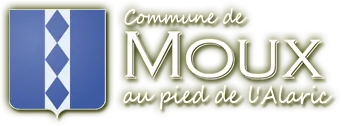 Voici le logo de la marque COMMUNE DE MOUX qui représente son identité graphique.