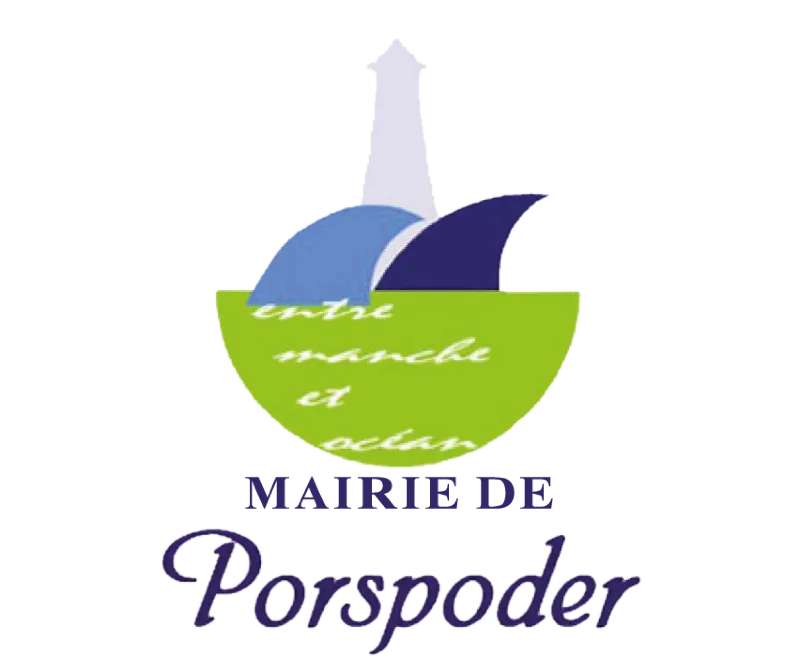 Voici le logo de la marque COMMUNE DE PORSPODER qui représente son identité graphique.