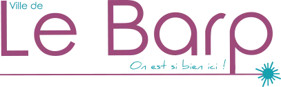 Voici le logo de la marque COMMUNE DU BARP qui représente son identité graphique.