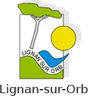 Voici le logo de la marque COMMUNE DE LIGNAN-SUR-ORB qui représente son identité graphique.