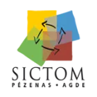 Voici le logo de la marque COMMUNE DE ROUJAN qui représente son identité graphique.