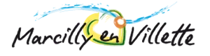 Voici le logo de la marque COMMUNE DE MARCILLY EN VILLETTE qui représente son identité graphique.
