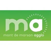 Voici le logo de la marque MONT DE MARSAN AGGLOMERATION qui représente son identité graphique.