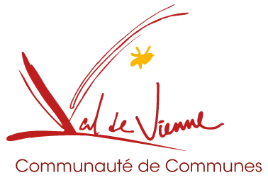 Voici le logo de la marque COMMUNAUTE DE COMMUNES DU VAL DE VIENNE qui représente son identité graphique.