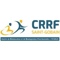 Voici le logo de la marque CTRE REEDUCATION READAPTATION FONCTION (CRRF ST GOBAIN) qui représente son identité graphique.