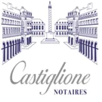 :HUGUES DE BRAQUILANGES, CATHERINE LAMBERT, MARC CAGNIART, BRIGITTE MARCHAY,QUENTIN D'ESCAYRAC ET PIERRE-EDOUARD... (CASTIGLIONE NOTAIRES) logo
