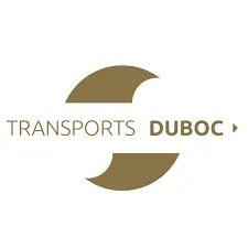 Voici le logo de la marque TRANSPORTS DUBOC qui représente son identité graphique.