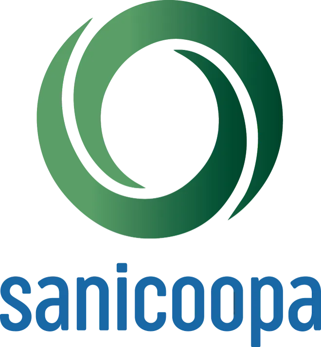 Voici le logo de la marque SANICOOPA qui représente son identité graphique.