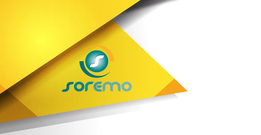 Voici le logo de la marque SOLYFI SOREMO qui représente son identité graphique.