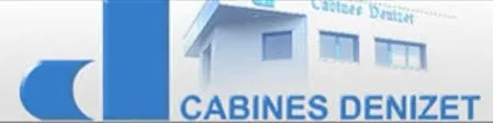 Voici le logo de la marque CABINES DENIZET qui représente son identité graphique.