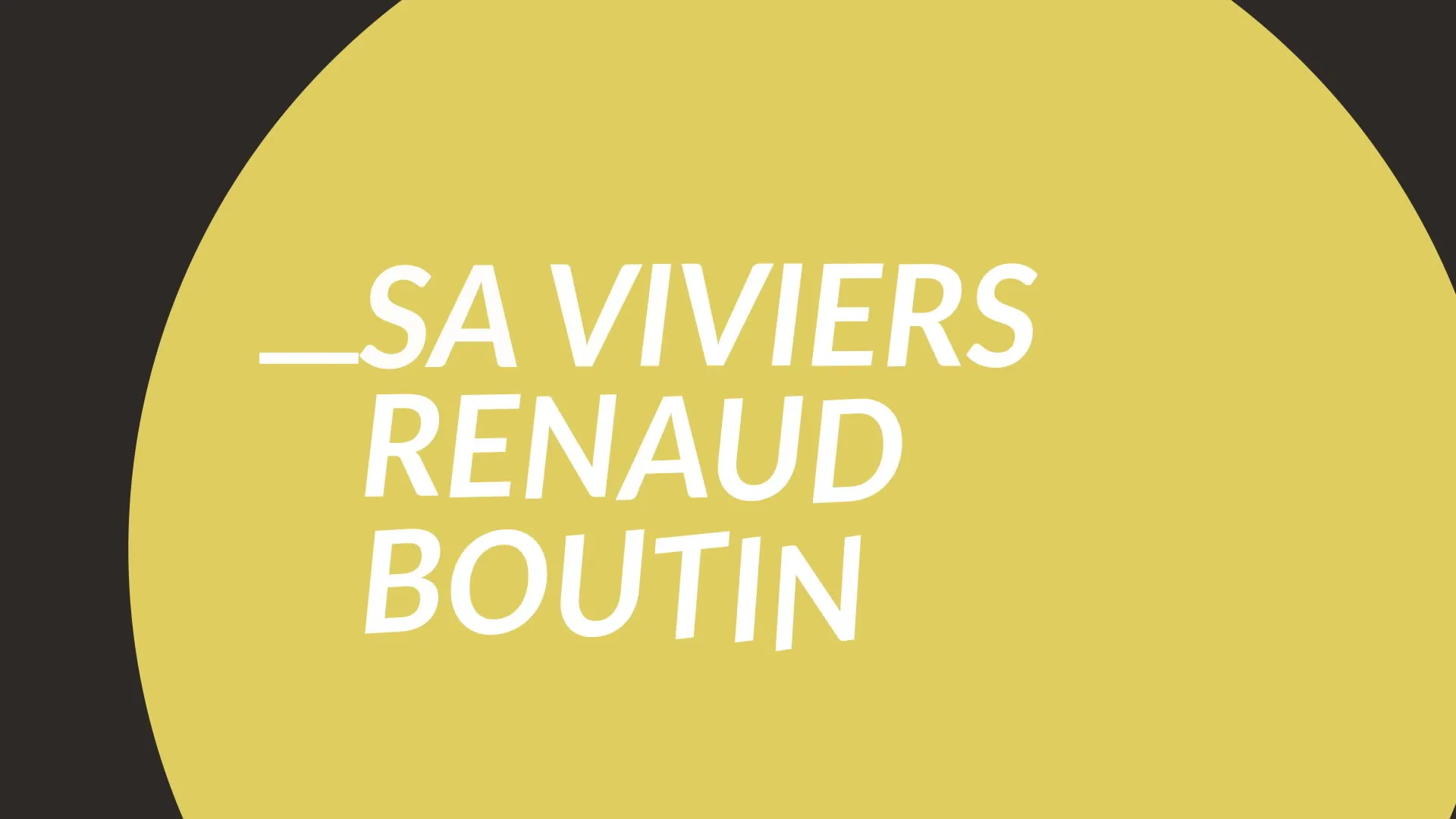 SA VIVIERS RENAUD BOUTIN logo