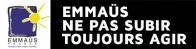Voici le logo de la marque EMMAUS (COMMUNAUTE EMMAUS FRANCE) qui représente son identité graphique.
