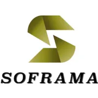 Voici le logo de la marque SOFRAMA qui représente son identité graphique.