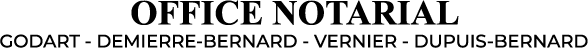 MATTHIEU GODART, SEVERINE DEMIERRE-BERNARD, EMMANUEL VERNIER ET RACHEL DUPUIS-BERNARD NOTAIRES ASSOCIES. logo
