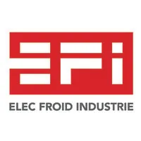 Voici le logo de la marque ELECFROID INDUSTRIE (EFI) qui représente son identité graphique.