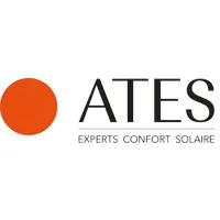 Voici le logo de la marque ATES - APPLICATIONS TECHNIQUES DU STORE qui représente son identité graphique.