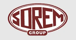Voici le logo de la marque SOREM SAS qui représente son identité graphique.