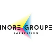 Voici le logo de la marque INORE GROUPE IMPRESSION qui représente son identité graphique.