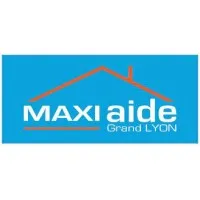Voici le logo de la marque MAXI AIDE GRAND LYON qui représente son identité graphique.