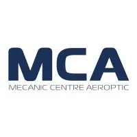Voici le logo de la marque MECANIC CENTRE AEROPTIC - M.C.A qui représente son identité graphique.