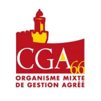 Voici le logo de la marque CENTRE MIXTE DE GESTION AGREE DES PYRENEES-ORIENTALES (CGA66) qui représente son identité graphique.
