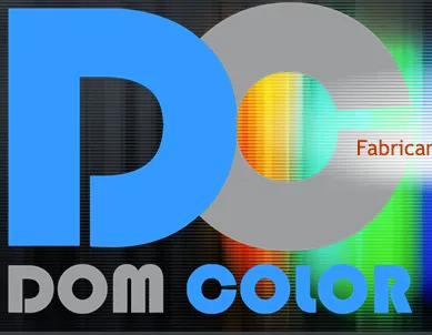 Voici le logo de la marque DOM COLOR qui représente son identité graphique.