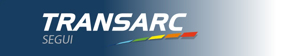 Voici le logo de la marque TRANSARC SEGUI qui représente son identité graphique.