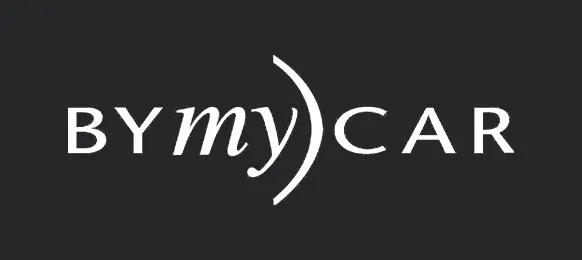 Voici le logo de la marque BYMYCAR TOULON qui représente son identité graphique.