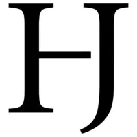 Voici le logo de la marque CREATIONS HENRY JACQUES (HJ) qui représente son identité graphique.