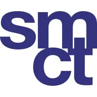 Voici le logo de la marque SOCIETE DE MONTAGE EN CHAUDRONNERIE ET TUYAUTERIE (SMCT) qui représente son identité graphique.