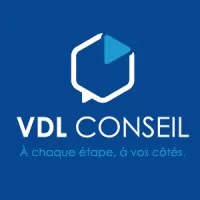 Voici le logo de la marque VDL CONSEIL ORLEANS qui représente son identité graphique.