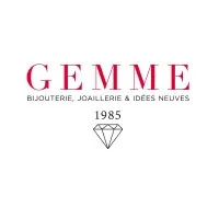 Voici le logo de la marque BIJOUTERIE GEMME qui représente son identité graphique.