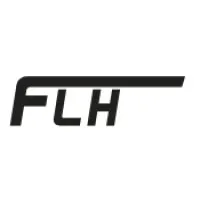 Voici le logo de la marque FACONNAGE LANOUX HOUDAS (FLH) qui représente son identité graphique.