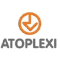 Voici le logo de la marque ATOPLEXI qui représente son identité graphique.