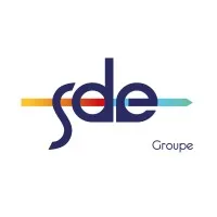 Voici le logo de la marque GROUPE SDE (S D E) qui représente son identité graphique.