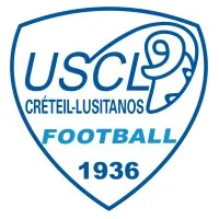Voici le logo de la marque US CRETEIL LUSITANOS FOOT qui représente son identité graphique.