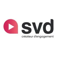 Voici le logo de la marque SVD L'INFORMATION DYNAMIQUE qui représente son identité graphique.