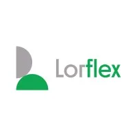 Voici le logo de la marque LORFLEX qui représente son identité graphique.