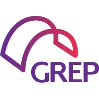 Voici le logo de la marque GROUPE RECHERCHE EMPLOI PROBATIONNAIRES (GREP) qui représente son identité graphique.