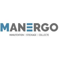 Voici le logo de la marque MANERGO qui représente son identité graphique.