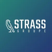 Voici le logo de la marque STRASS qui représente son identité graphique.
