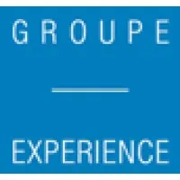 Voici le logo de la marque GROUPE EXPERIENCE qui représente son identité graphique.