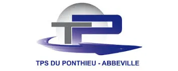 Voici le logo de la marque TRANSPORTS DU PONTHIEU qui représente son identité graphique.