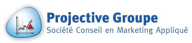 Voici le logo de la marque PROJECTIVE GROUPE qui représente son identité graphique.