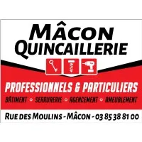 Voici le logo de la marque MACON QUINCAILLERIE qui représente son identité graphique.