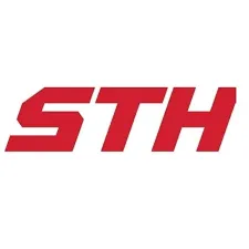 Voici le logo de la marque SOUDURE TUYAUTERIE HOMOLOGUEE S A R L (STH) qui représente son identité graphique.