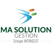 Voici le logo de la marque MASOLUTION GESTION (MSG) (FDG INFORMATIQUE) qui représente son identité graphique.