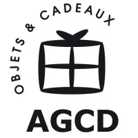 Voici le logo de la marque A G C D qui représente son identité graphique.